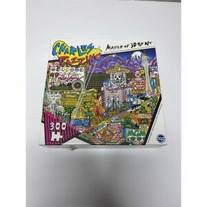 3D Pop Art 300 Piece Puzzle By Charles Fazzino Circus Vegas Theme TCG Toys